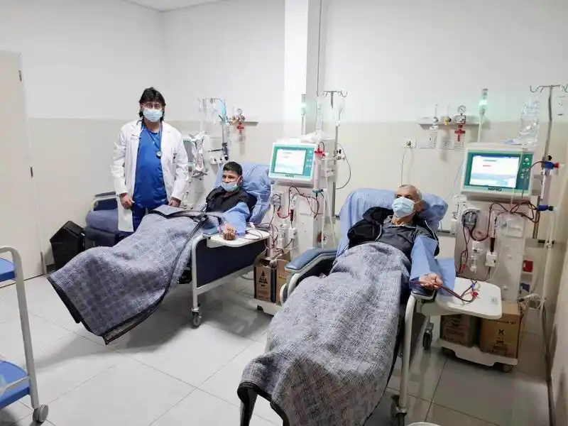 Activo funcionamiento de la Unidad Renal
del Hospital Distrital de Laguna Blanca