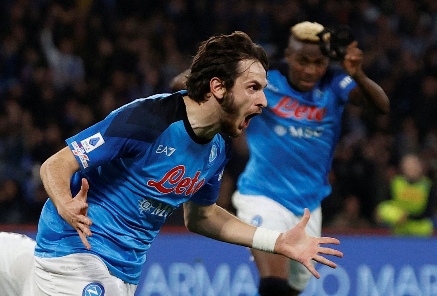 Napoli venció al Atalanta y se aleja