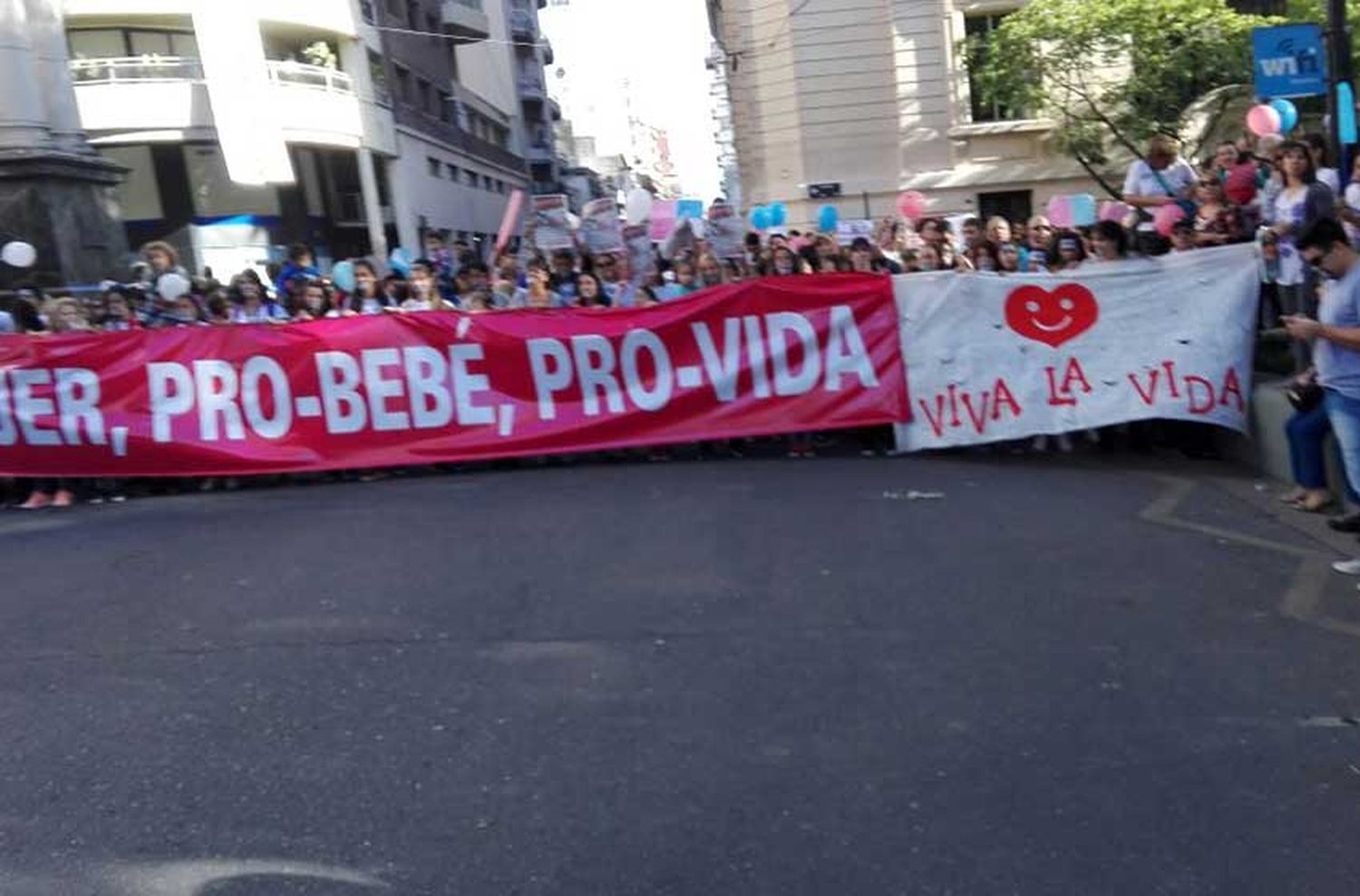 Rosario se manifestó contra la legalización del aborto