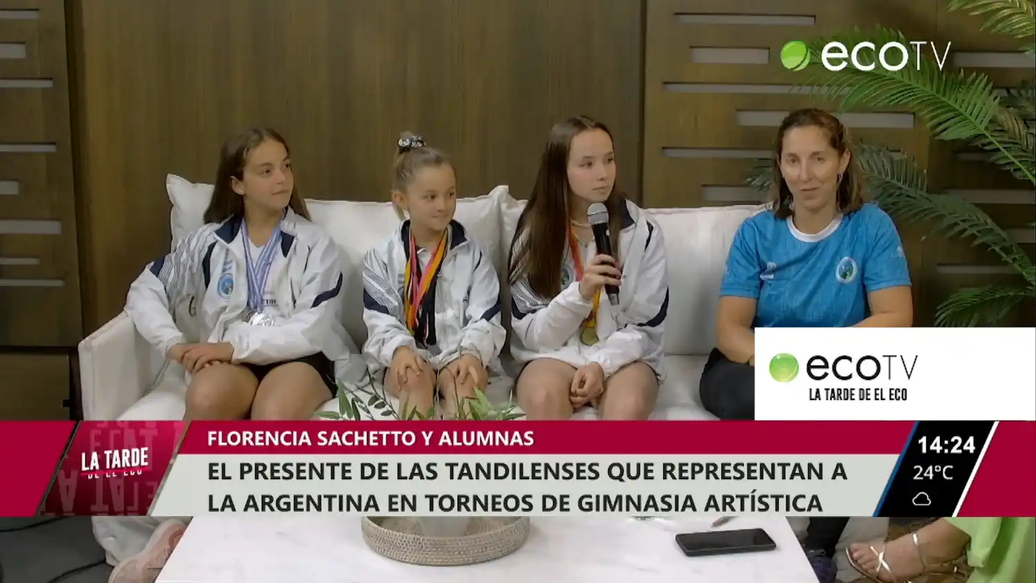 El presente de las tandilenses que representan a la Argentina en torneos de Gimnasia Artística