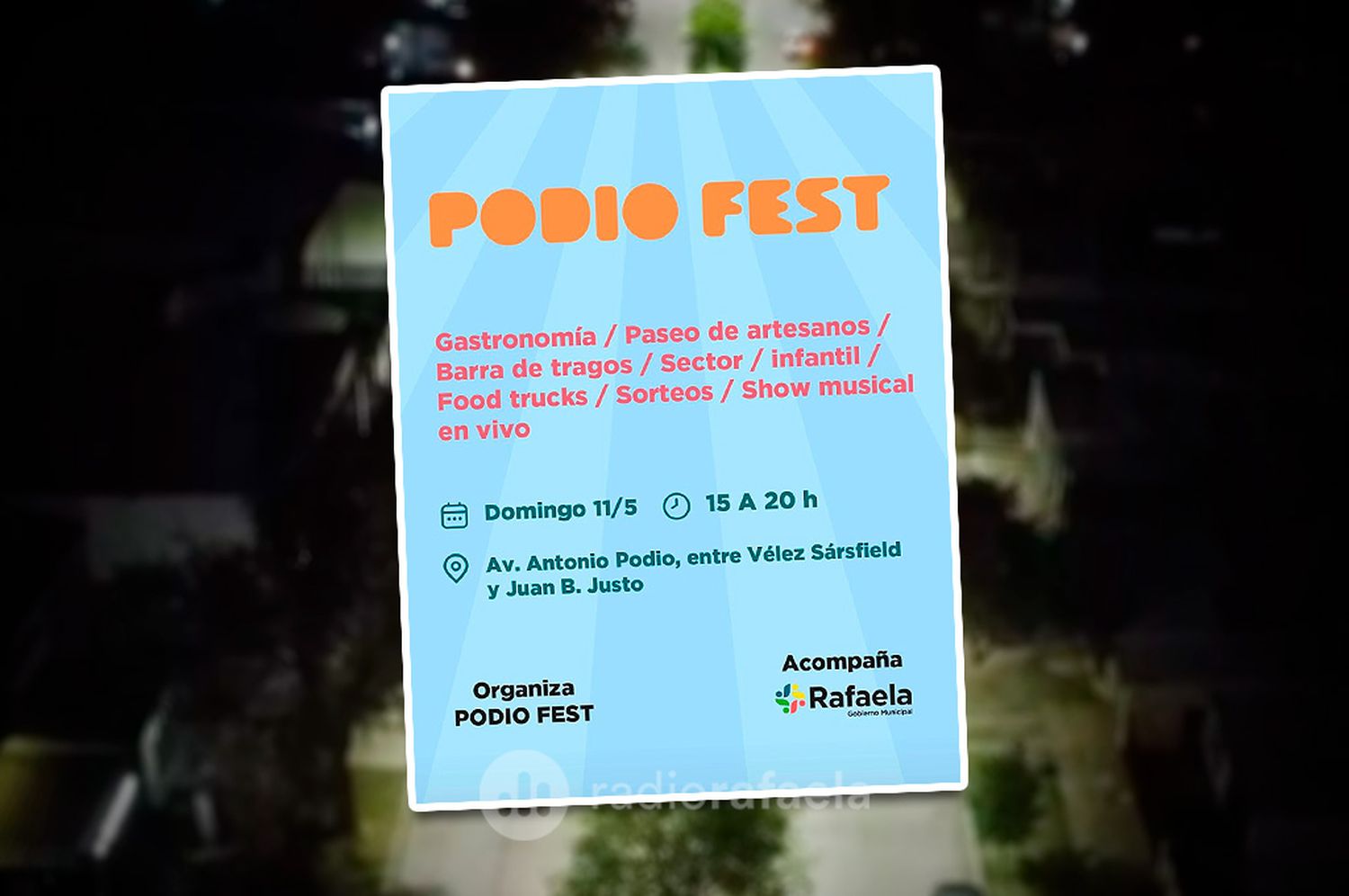 Domingo a pura "Podio Fest": “Los invitamos a todos a traer su equipo de mate, el sillón y pasar una linda tarde”