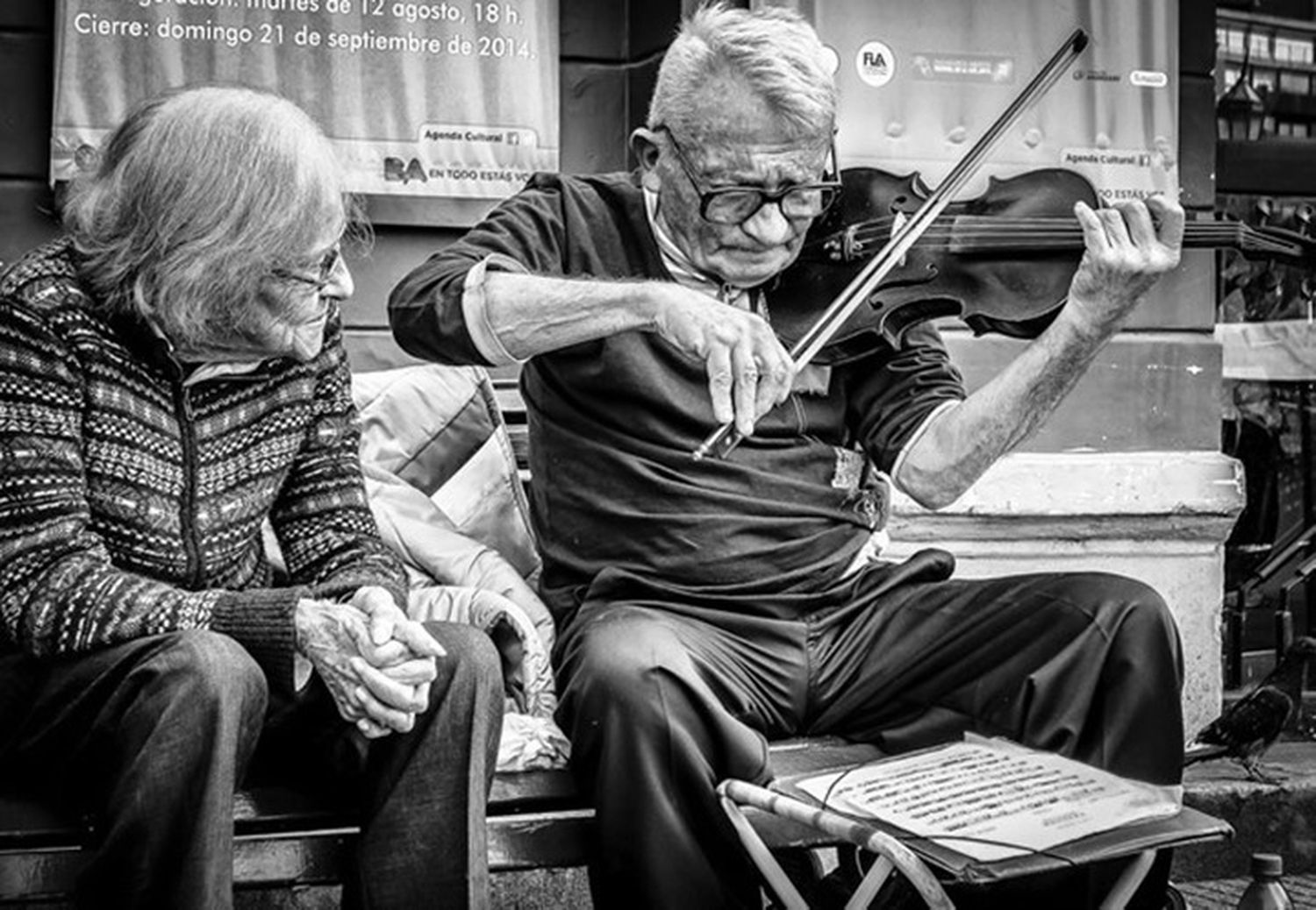 Foto ilustrativa. "Teníamos 30 años..." por Antonio Villacian. Mención de honor del Concurso de fotografía de la Fundación Navarro Viola.