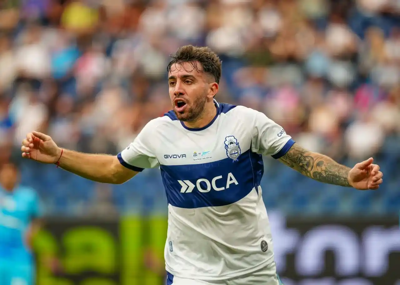 Agustín Auzmendi convirtió ante Zenit en Rusia (Prensa Gimnasia La Plata)