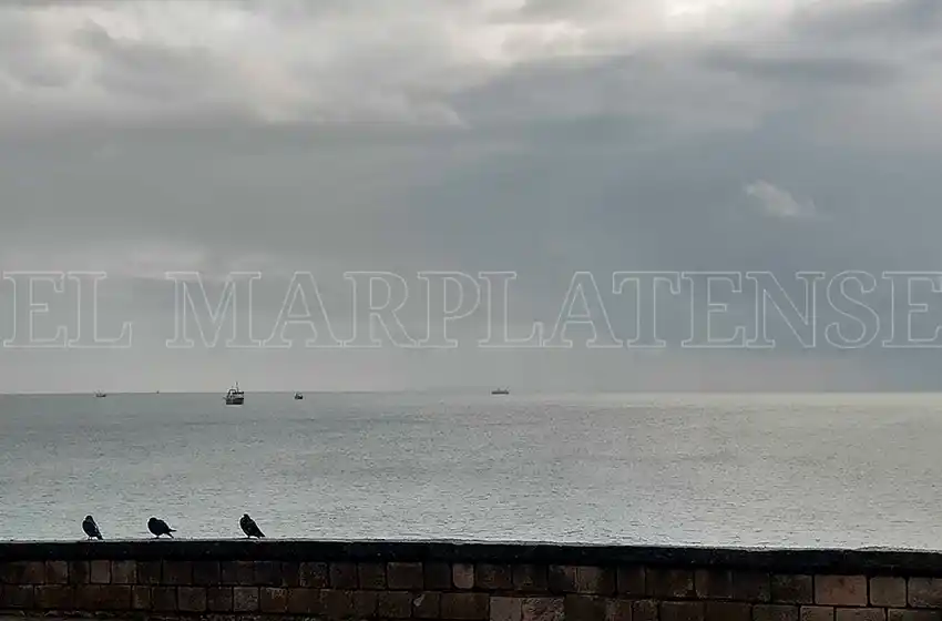 Cielo gris, pero sin probabilidades de precipitaciones en Mar del Plata