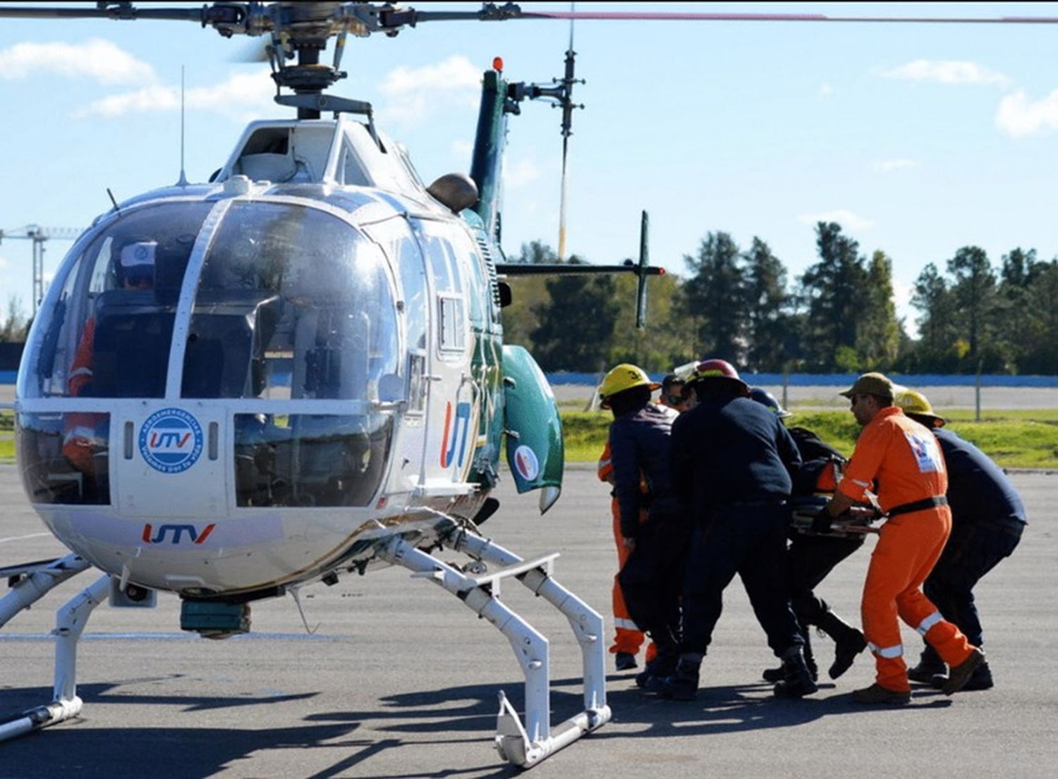 Apuran la implementación del helipuerto sanitario en Venado