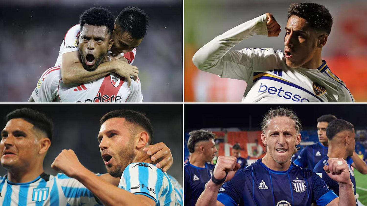 Luego de las victorias de Boca, River, Racing y Talleres, así quedó la pelea por la Liga Profesional