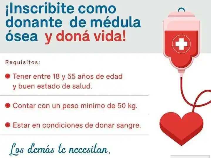 El HAC forma parte del Registro Nacional 
de Donantes Voluntarios de Medula Ósea