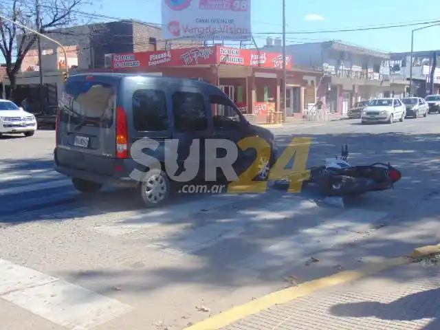 Salidas de Bomberos: dos accidentes con motos involucradas y un incendio