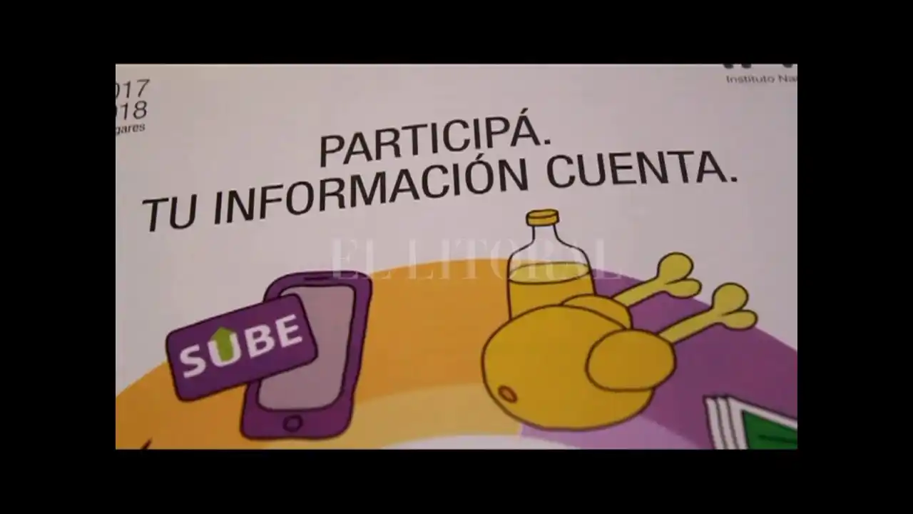 Comenzó la encuesta nacional de gastos de los hogares