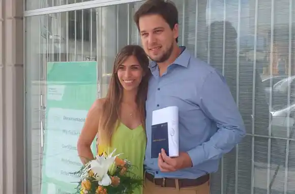 ¡Viva el amor!: conocé a la pareja que se casó en el Día de los Enamorados