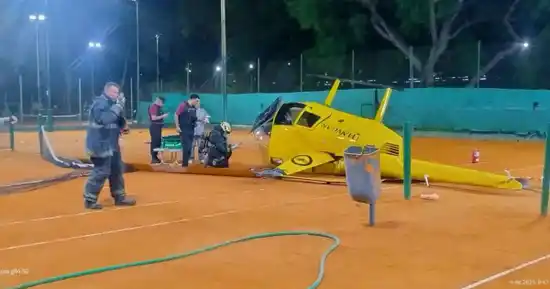 "Es un milagro enorme": El relato de la periodista bahiense que iba en el helicóptero que cayó en CABA