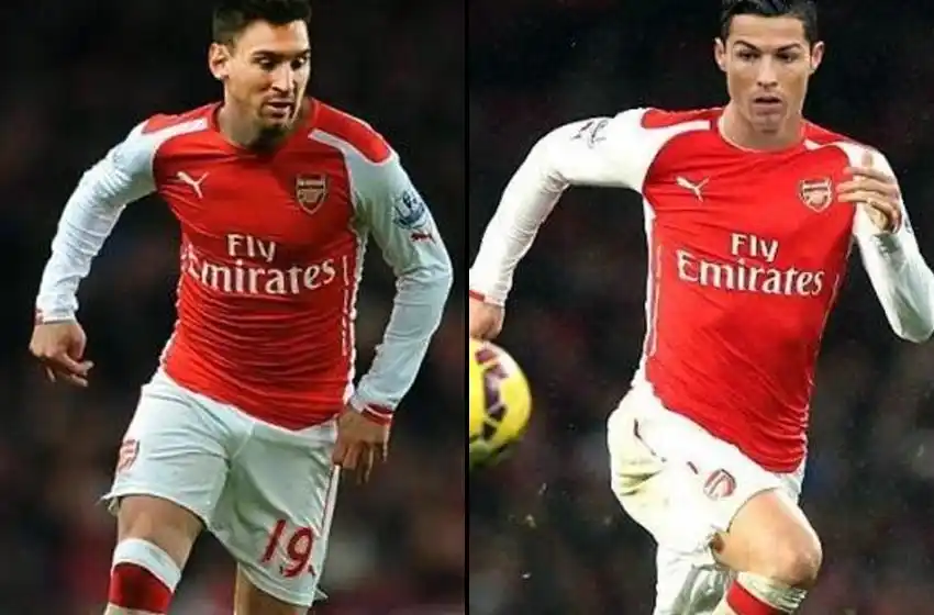 Cristiano confesó que pudo haber compartido plantel con Messi en Inglaterra