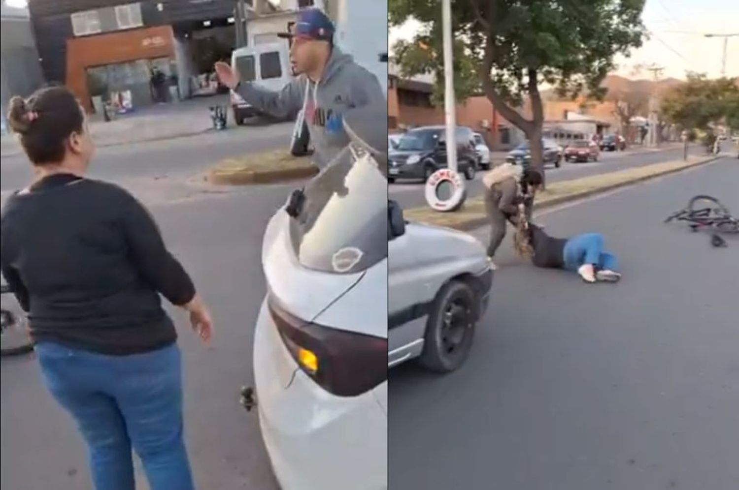 Violenta discusión