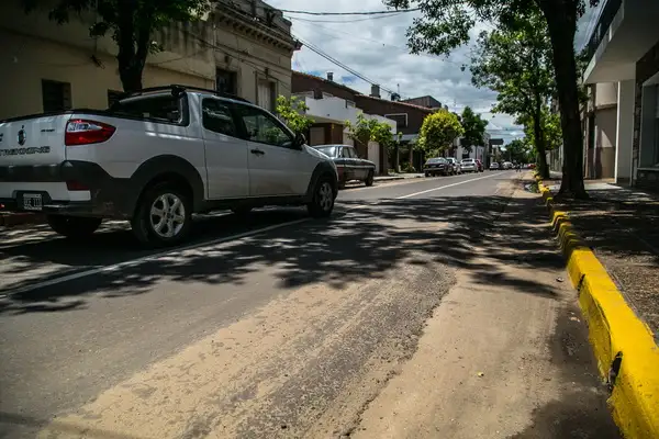San Martín: Comenzó a regir el uso del carril exclusivo para colectivos 