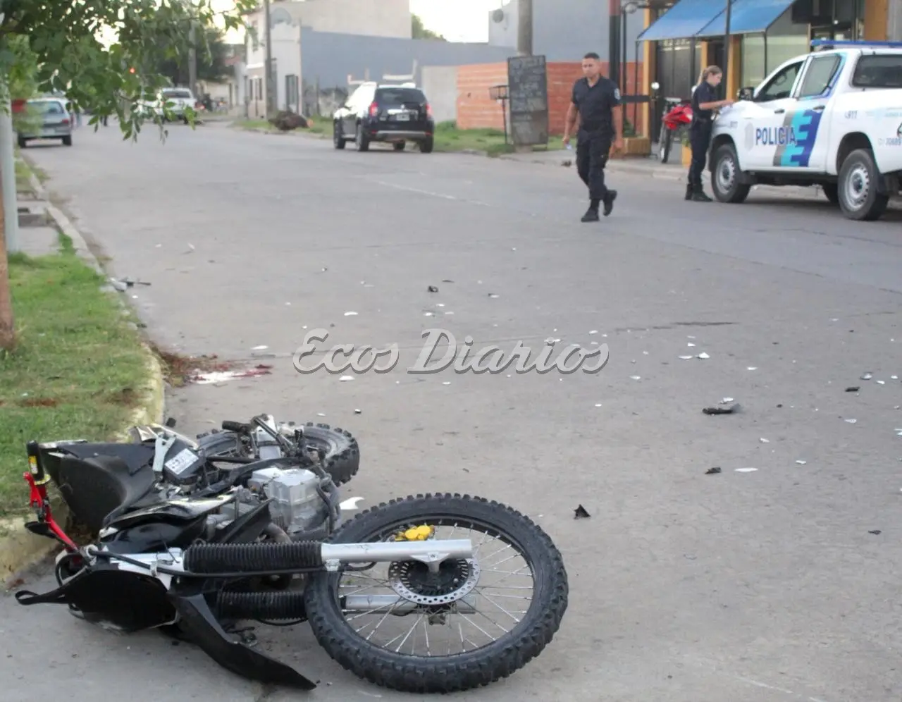 Accidente minutos después