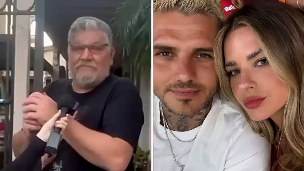 Mauro Icardi podría viajar a Rosario para visitar a su  padre.