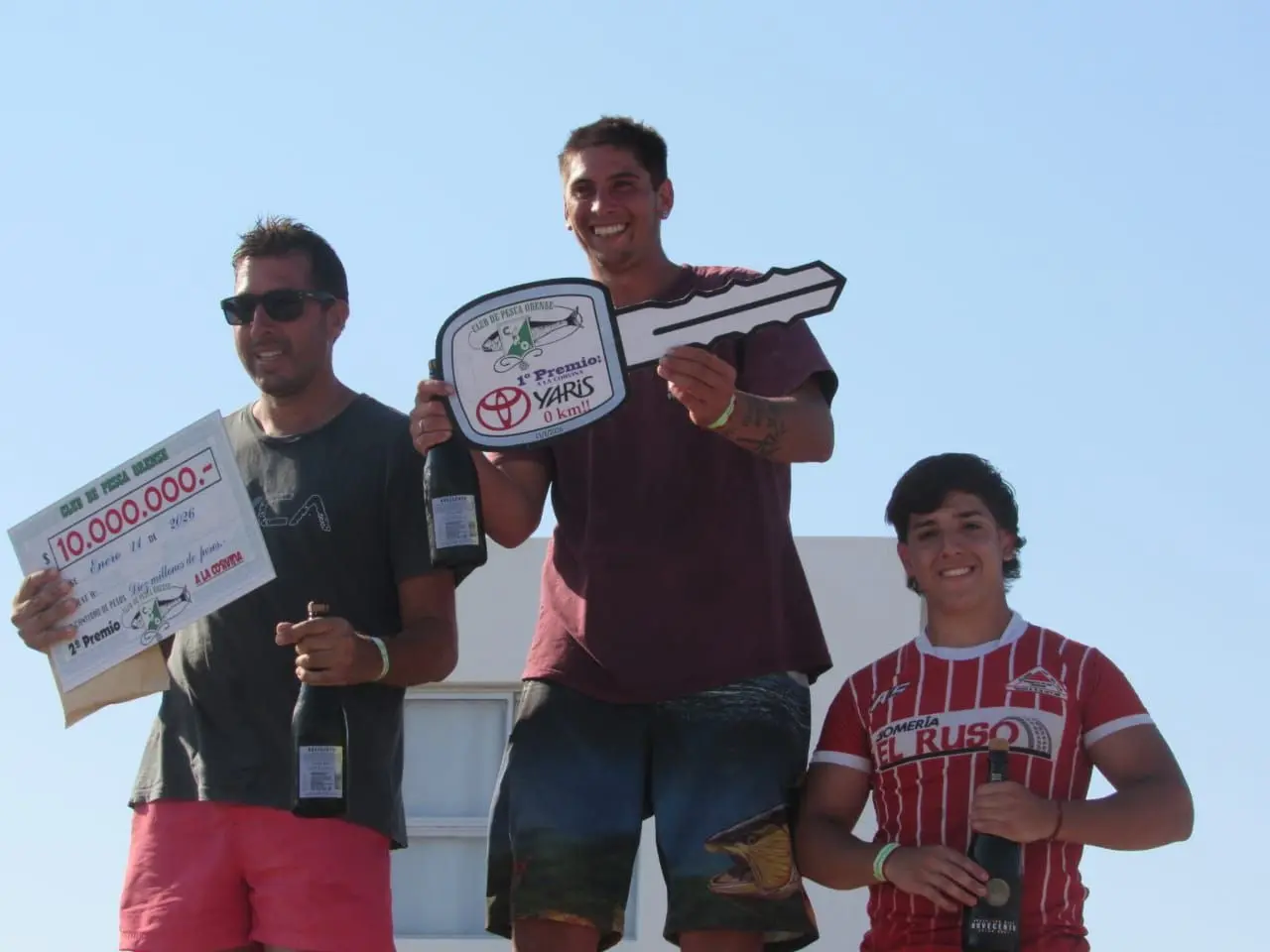 El necochense Kevin Ginel se quedó con el Toyota Yaris del concurso de Orense