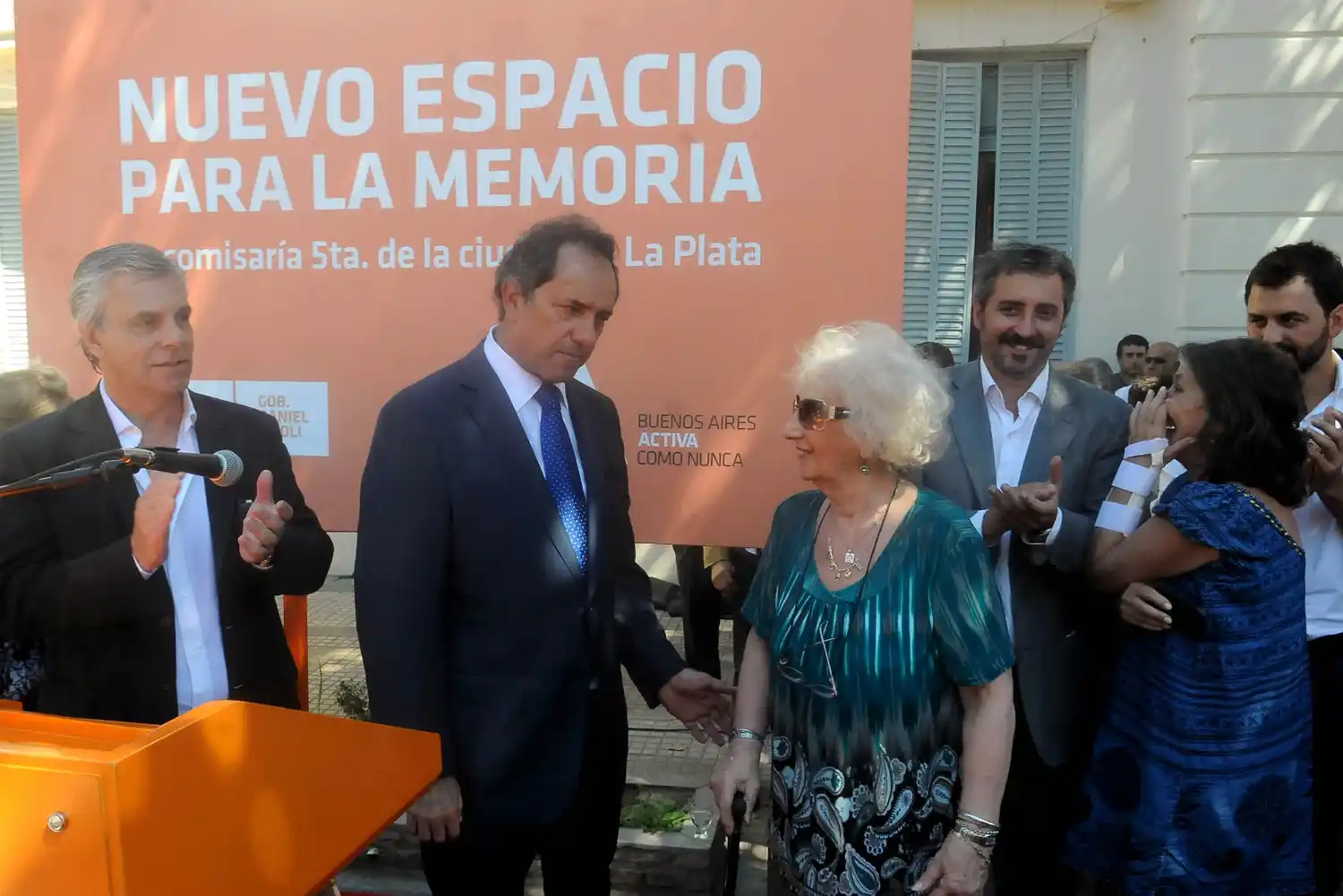 Scioli inauguró un Espacio para la Memoria en La Plata
