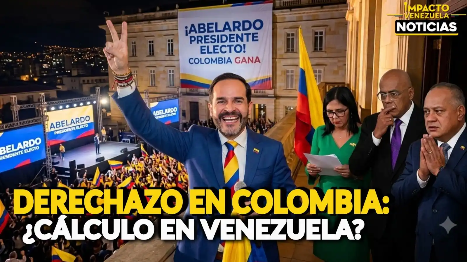 DERECHAZO EN COLOMBIA Y TRANSICIÓN AMAÑADA EN VENEZUELA: el resultado que celebra la oposición y observa el chavismo