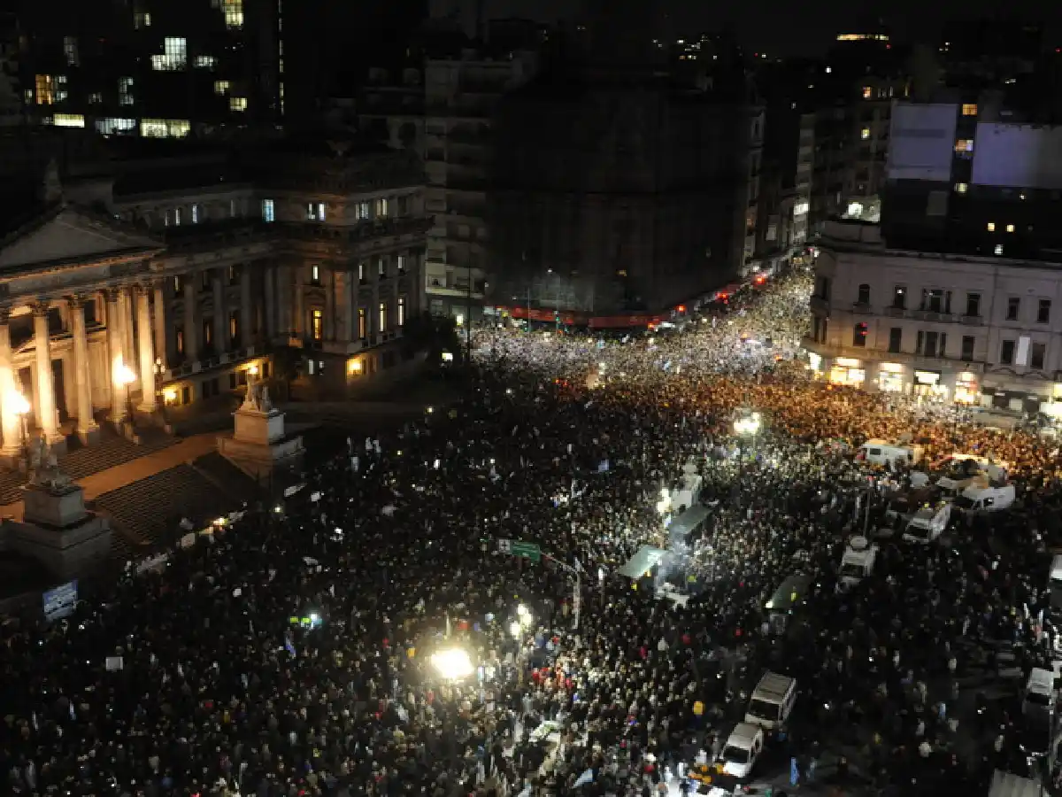 Masiva marcha al Congreso para reclamar el desafuero de Cristina Kirchner