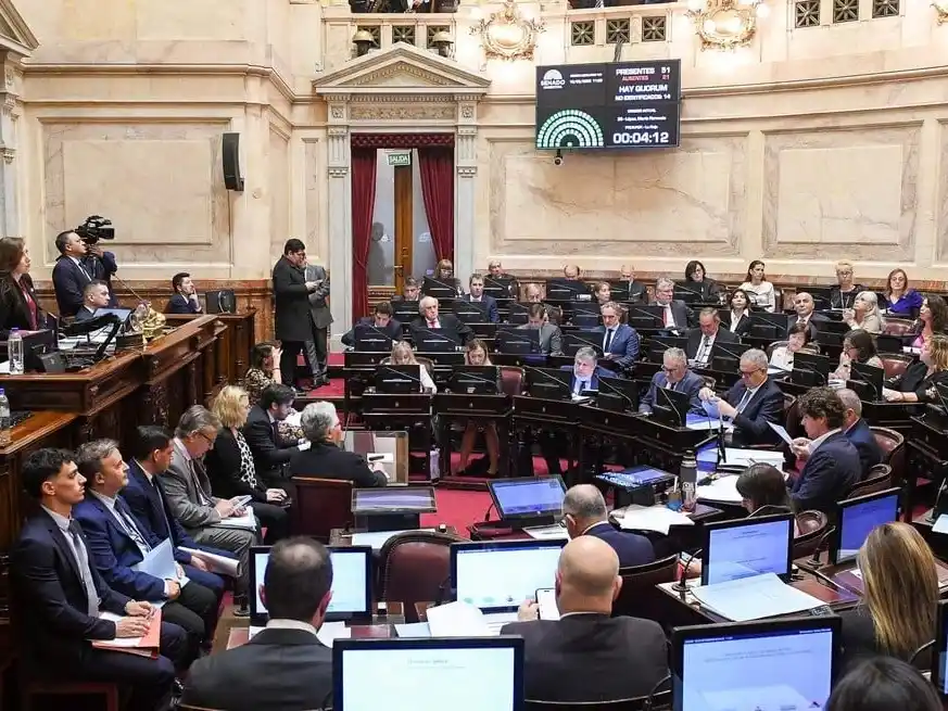 El Senado insistió con la ley que modifica la distribución de ATN rechazando el veto de Javier Milei.