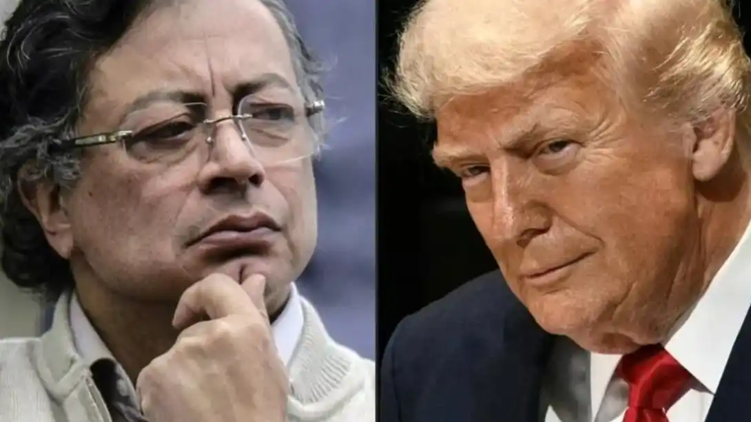 Donald Trump le mandó un fuerte mensaje a Gustavo Petro