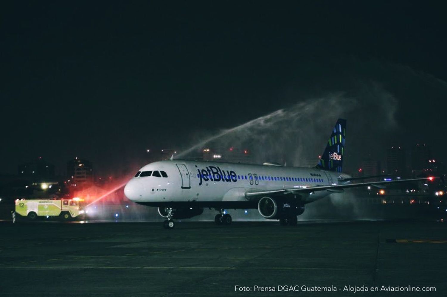 JetBlue inaugurated its flights between New York and Guatemala