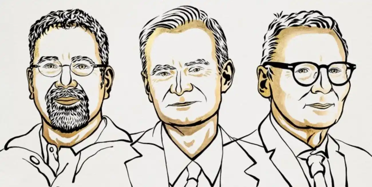 Daron Acemoglu, Simon Johnson y James Robinson.