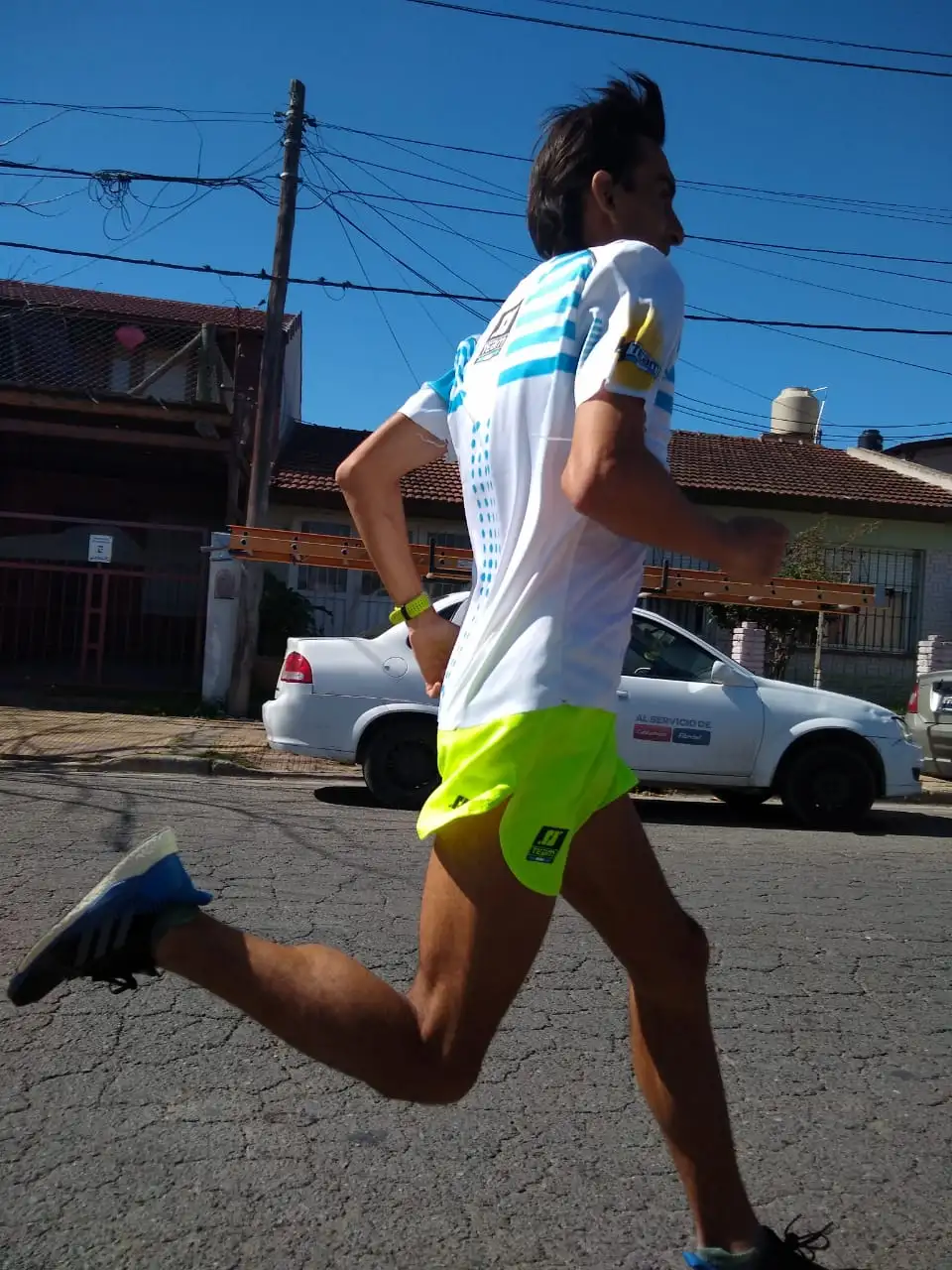Hoffman intervino  en otra carrera virtual