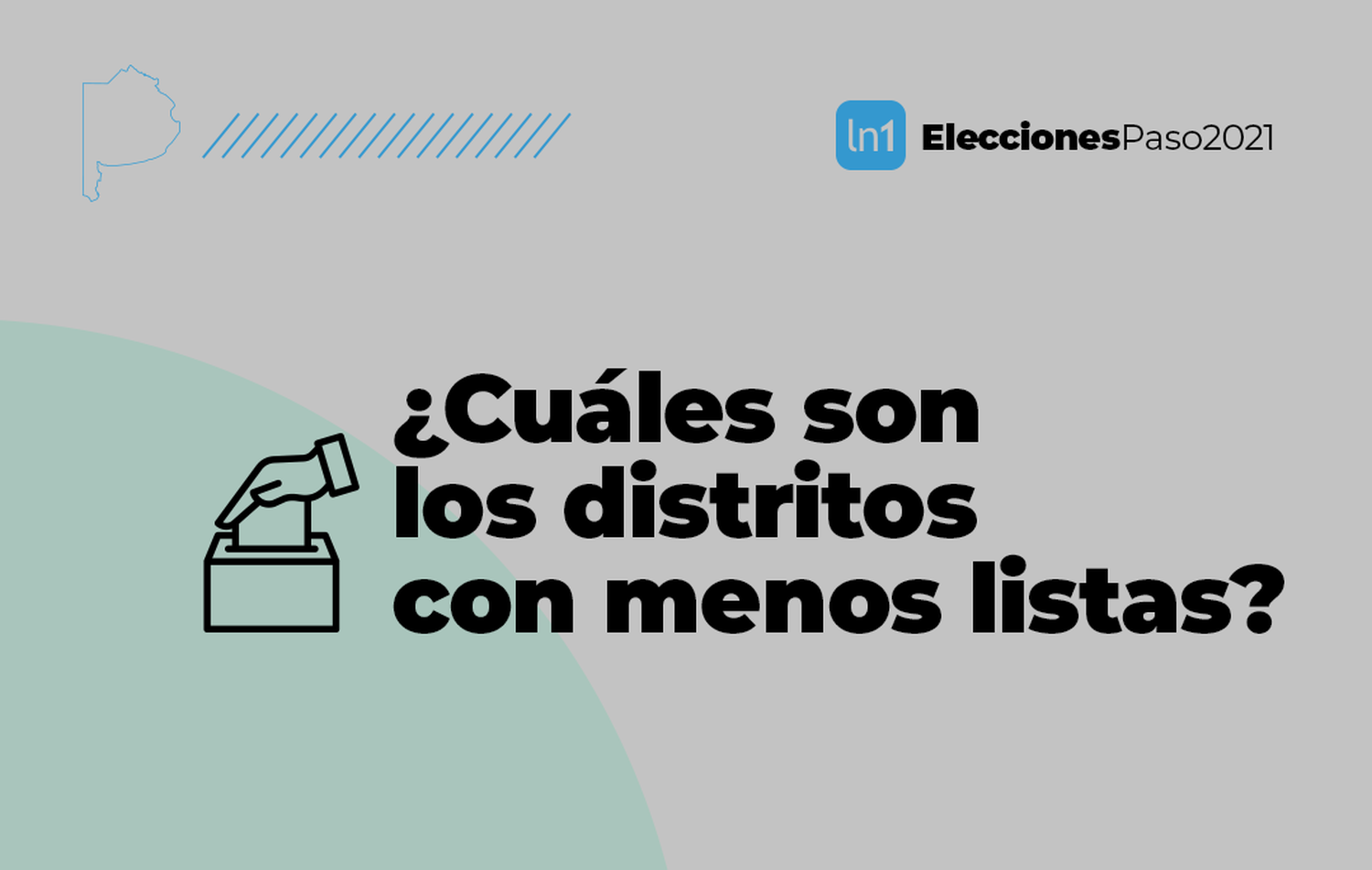 PASO 2021: ¿En cuáles municipios de la Provincia hay menos listas?