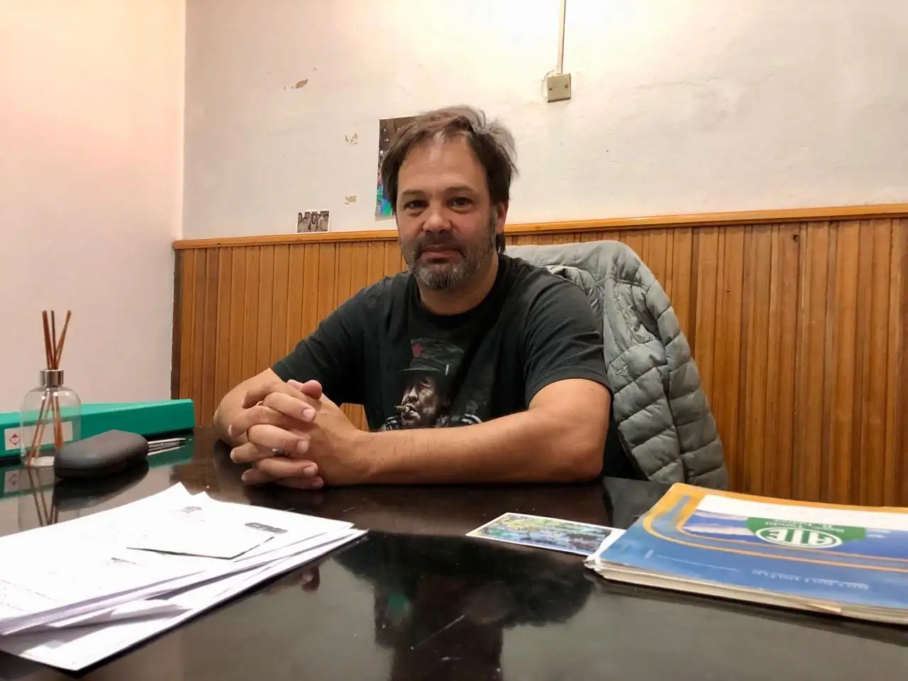 Hernán Gasparini, secretario general de ATE Tandil-Benito Juárez.