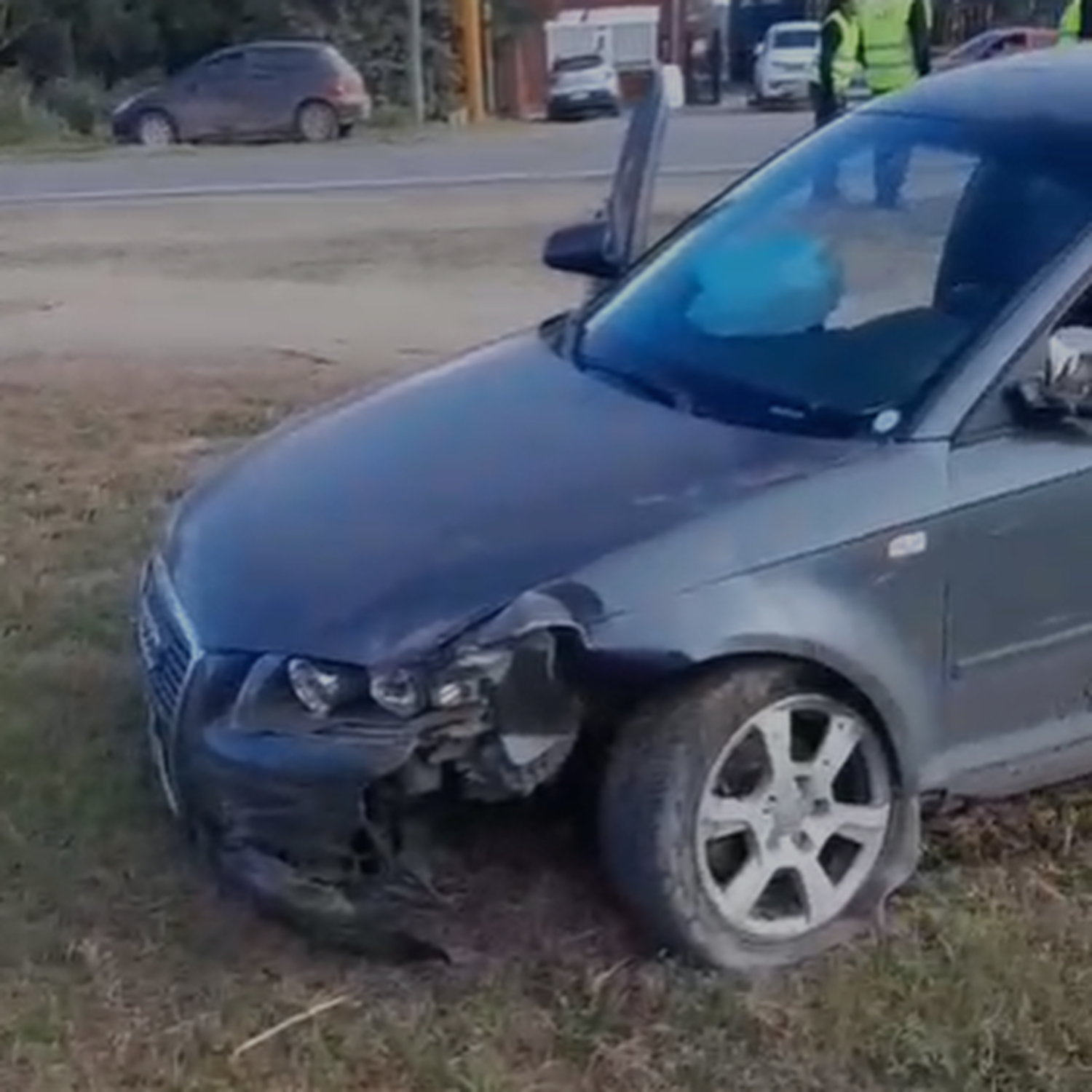 Ruta 1001: colisionaron dos vehículos y cuatro heridos fueron trasladados al Hospital