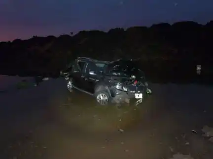 Villaguay: tres muertos al volcar el auto en el que se trasladaban