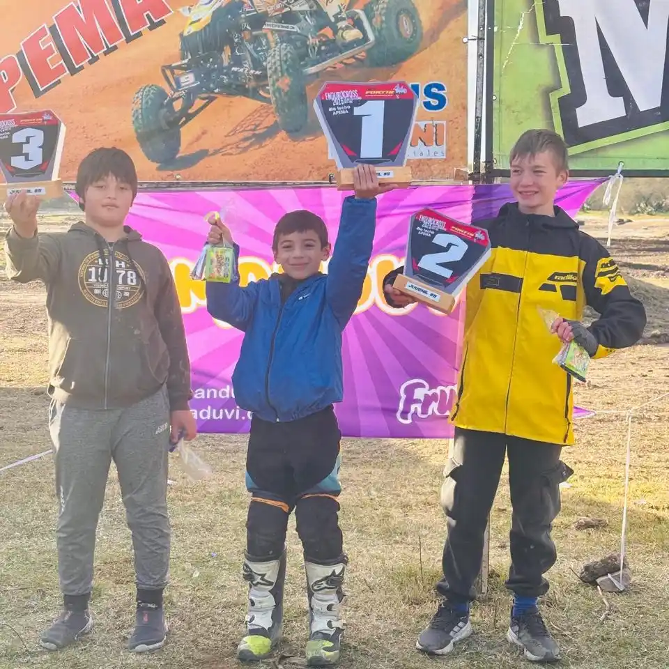 Valentino Bogue se impuso en el Enduro Entrerriano en Gualeguaychú