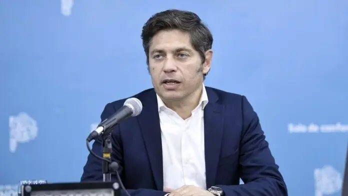 Kicillof durante la conferencia de prensa sobre el fallo por la expropiación de YPF.