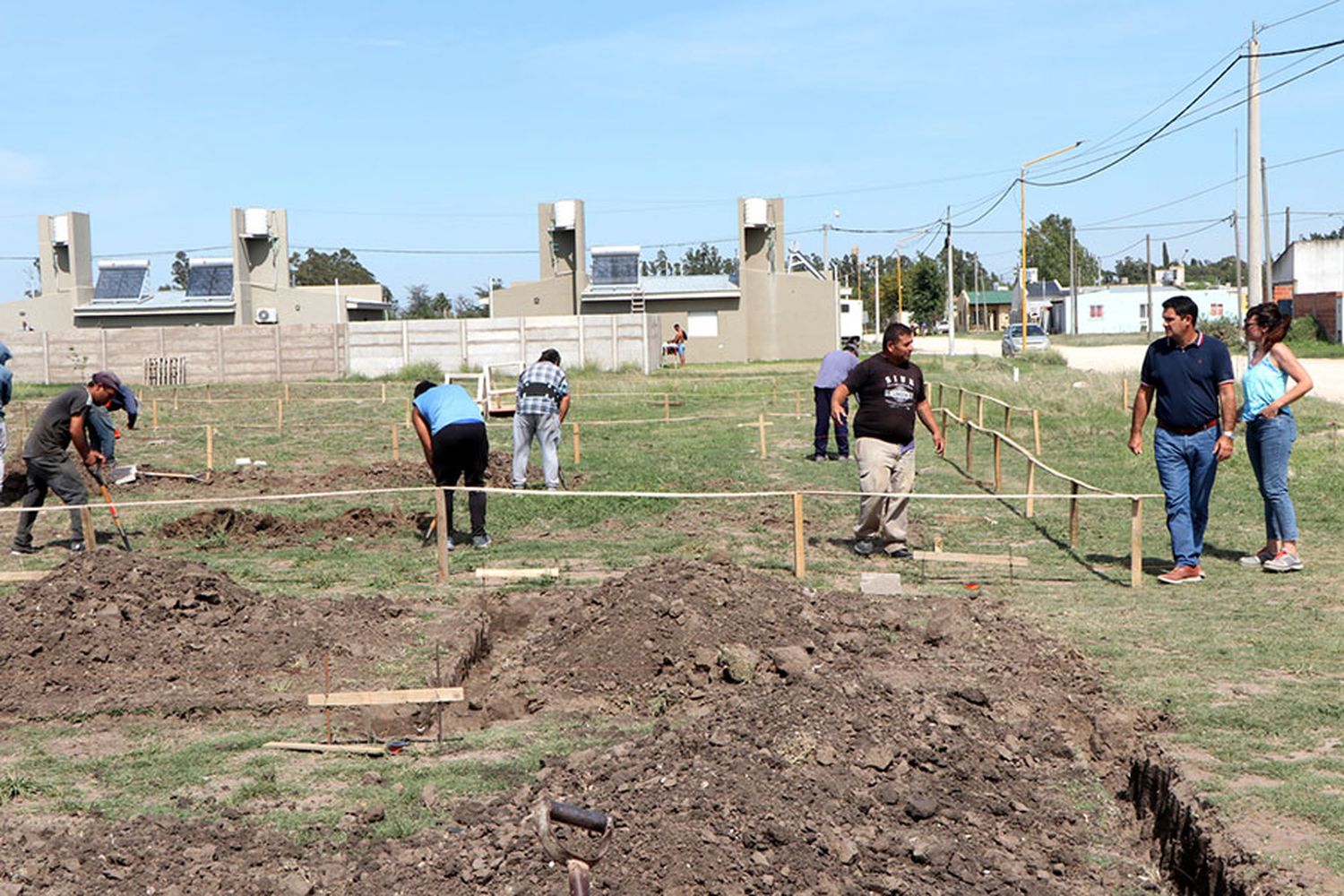 Comenzó la construcción de un barrio de 23 viviendas