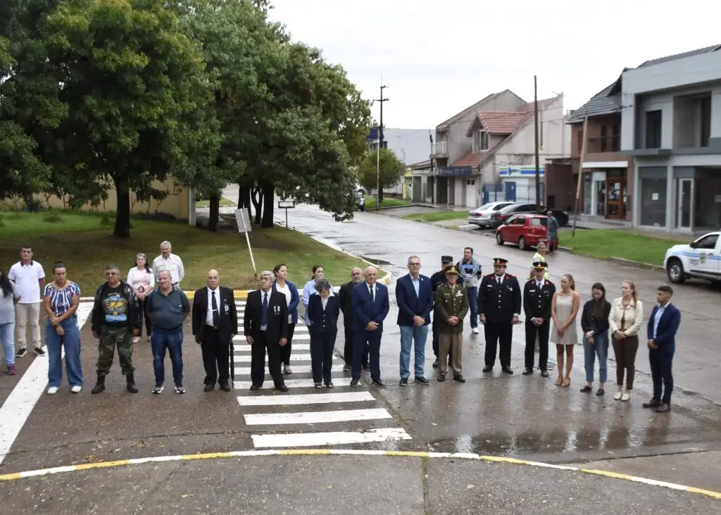 Crespo rindió homenaje a los Veteranos y Caídos en Malvinas en el 44º aniversario de la gesta