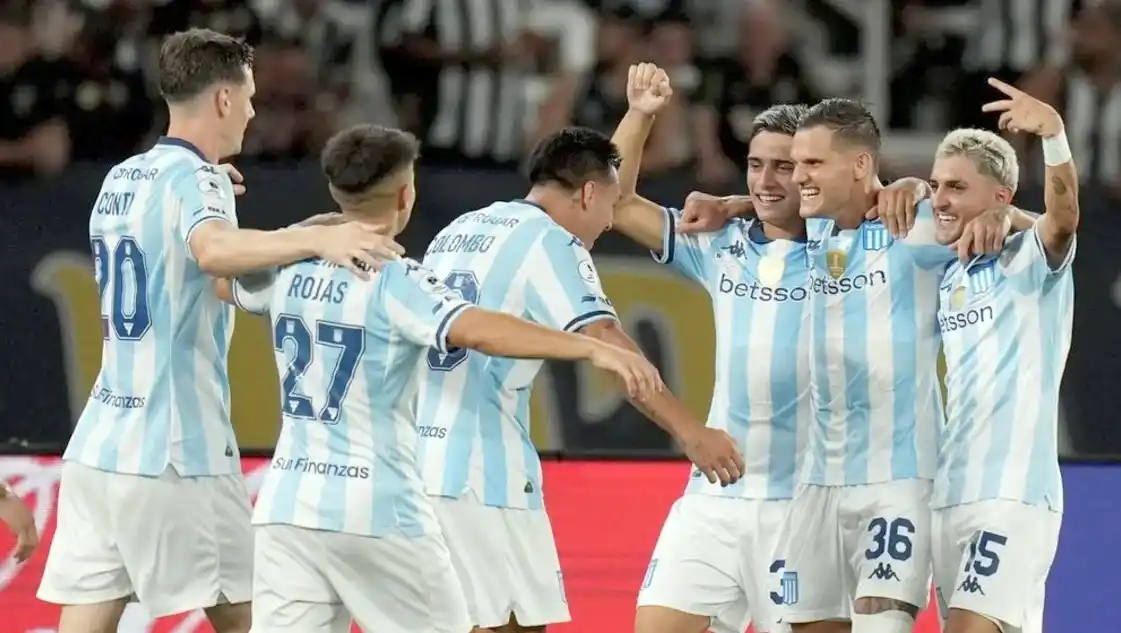 Racing venció a Botafogo y se quedó con la Recopa Sudamericana