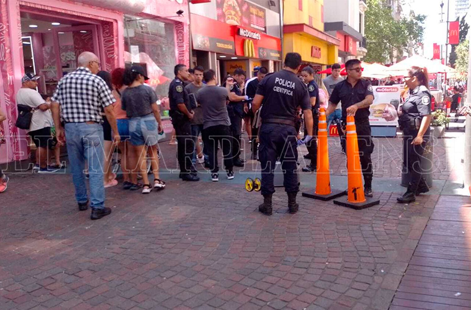 Otro apuñalado en el centro: esta vez, fue dado de alta