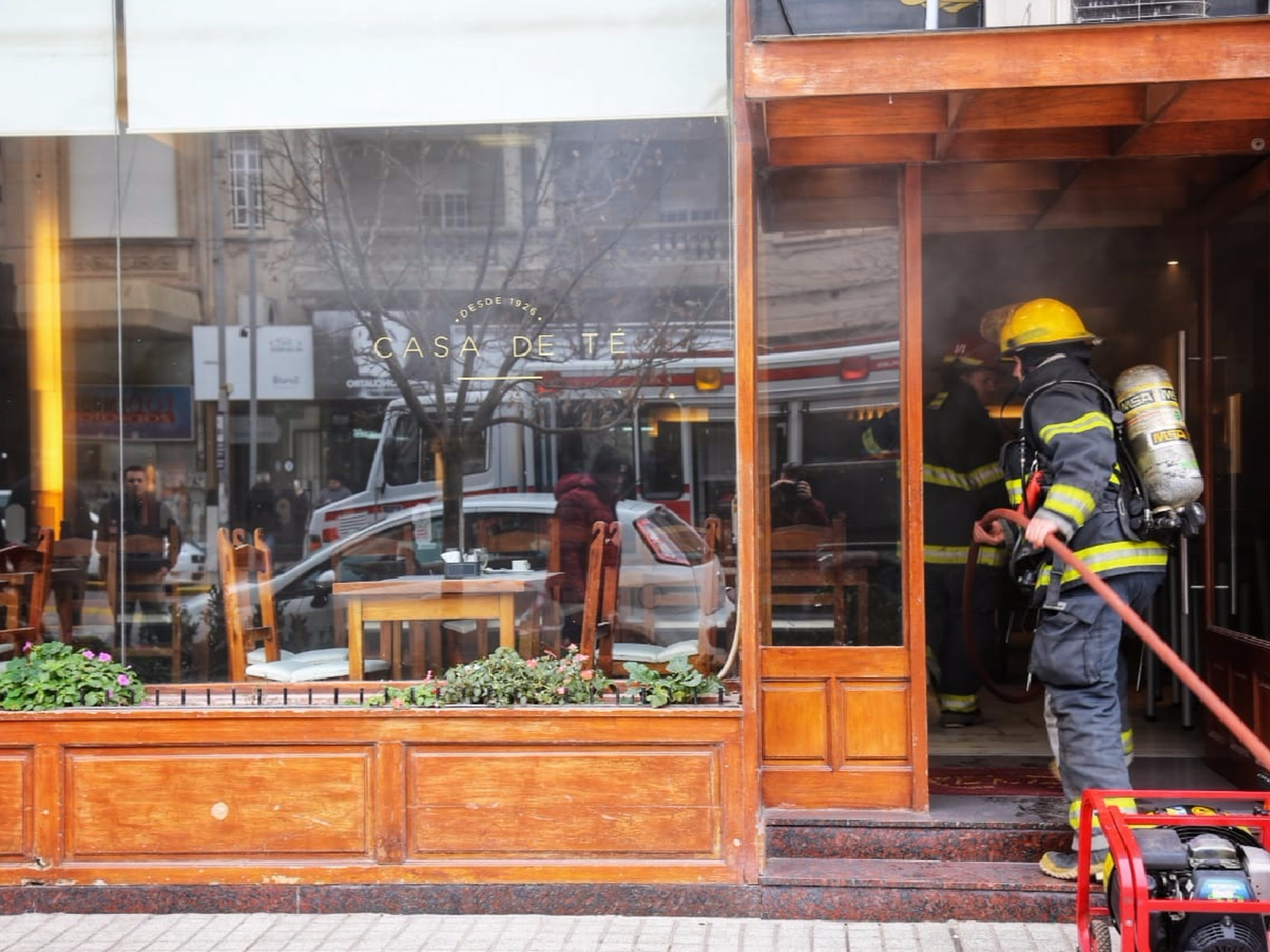 Daños materiales en un incendio en La Palma