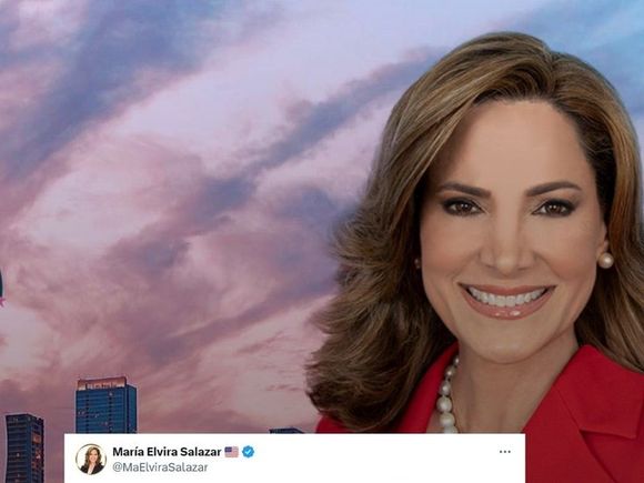 "Da risa y vergüenza ajena", respuesta de María Elvira Salazar a las acusaciones de Diosdado