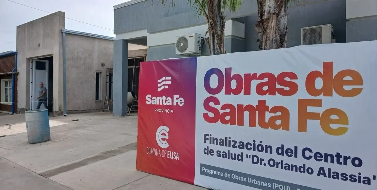 Avanza la ampliación del centro de salud de Elisa con una inversión de más de $45 millones