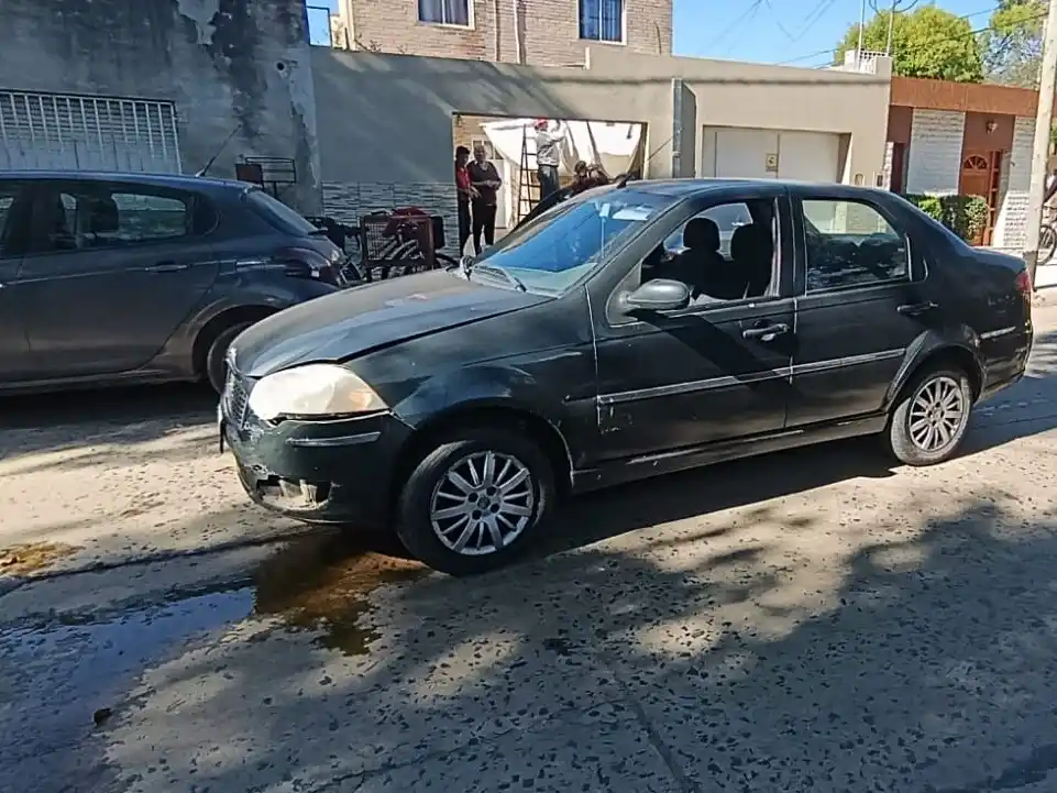 Uno de los vehículos que protagonizó el siniestro.