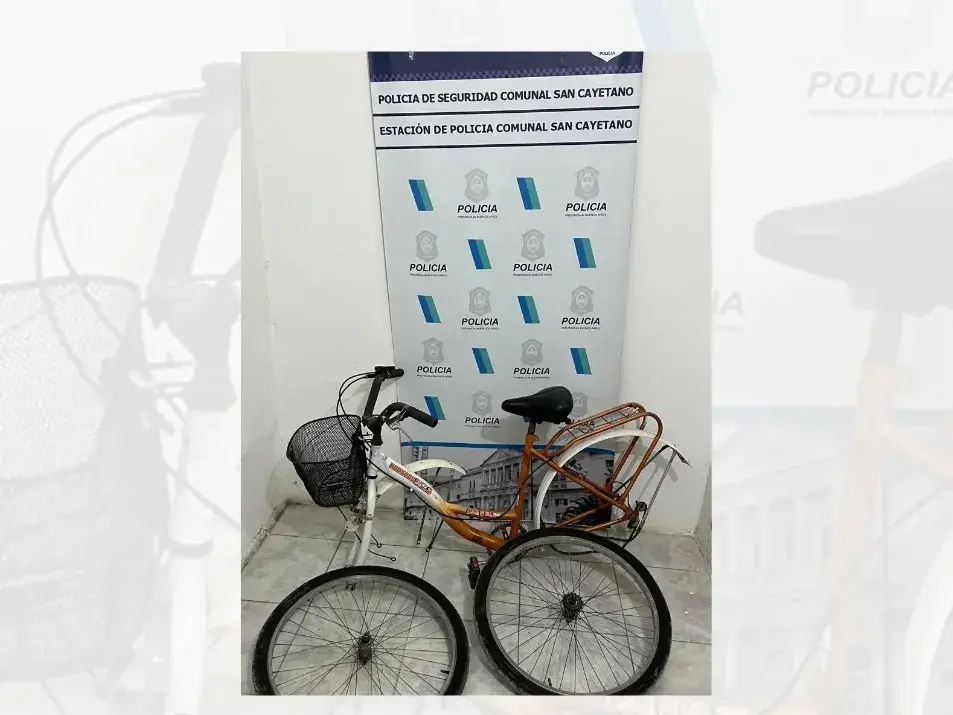 La Bicicleta y sus ruedas recuperadas por las autoridades sancayetanenses