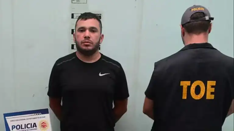 Esteban Lindor Alvarado, el capo rosarino preso en el penal de Ezeiza.