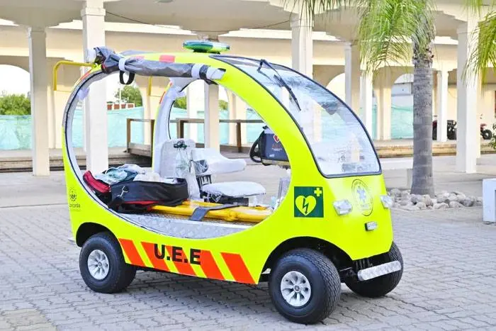 La Municipalidad de Concordia incorporó una  ambulancia y una unidad móvil eléctrica