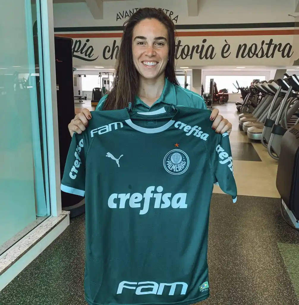 Agustina Barroso selló su vínculo con Palmeiras