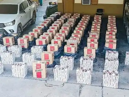 Secuestraron cigarrillos y camionetas valuados en más de 217 millones de pesos