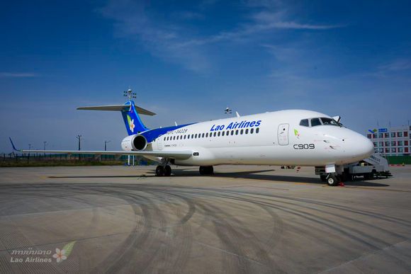 Lao Airlines recibe su primer COMAC C909: es el segundo operador extranjero del avión chino
