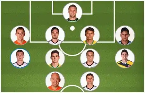 Marcos Rojo es el único argentino en el once ideal de la FIFA